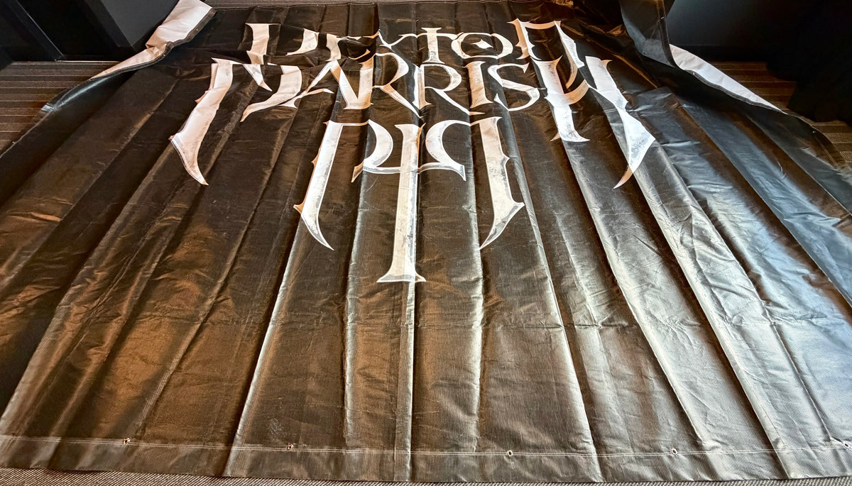Europe tour backdrop! Signed!